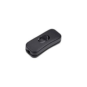 Electronic Spices Black Halfway Rocker Push Button Switch for Table Lamp, Bed Lamp, Inline Switch, Tik Tok (Pack of 2) - Image 4