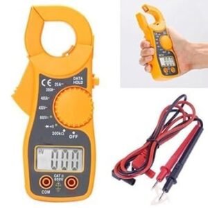 Generic Portable LCD Digital Clamp Ampere AC DC Voltage Multi Meter Current OHM Tester (NL-VAC3-57YS), Corded Electric, 1 Piece