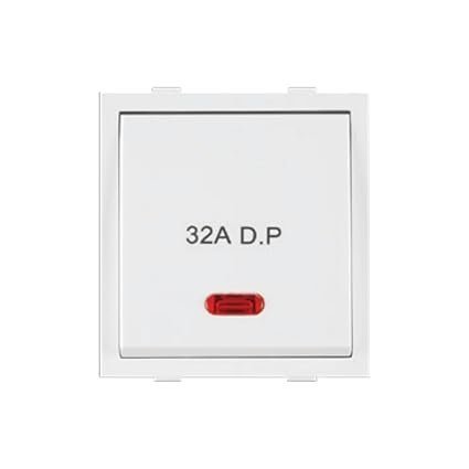 Anchor Roma Polycarbonate 1-Way Switch Dura with Neon 21984, White, 32 A, 240V