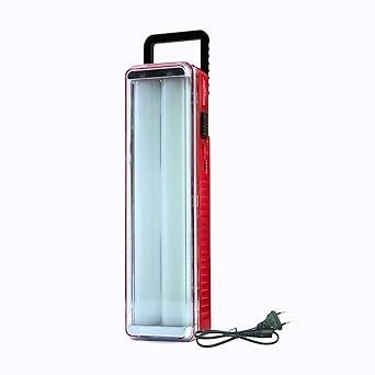 WOZIT Emergency Light Rechargeable|2 Tube Led Charging Light|Hi-Low Brightness Modes|Electric And Android Charging Support|Long Backup Lantern For Home,Office&Outdoor Use( Multicolor)