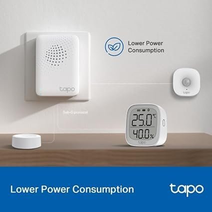 TP-Link Tapo H100 IoT Smart Hub with Chime | Smart Alarm and Doorbell | Smart Actions with Sensors, Switches & Buttons | Connect with up to 64 smart devices, Compatible with Alexa, Google Assistant, WiFi - Image 3