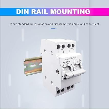 amiciSmart Dual Power Manual Control Transfer Switch, 63A (Single Phase) - Image 5