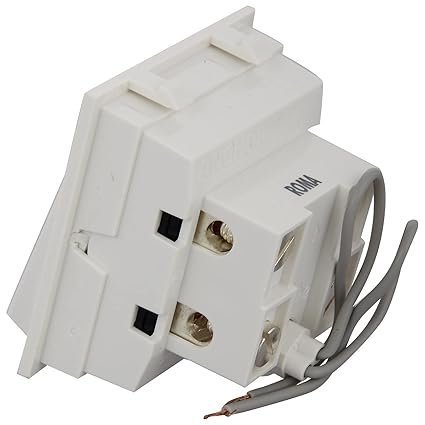 Anchor Roma Polycarbonate 1-Way Switch Dura with Neon 21984, White, 32 A, 240V - Image 3