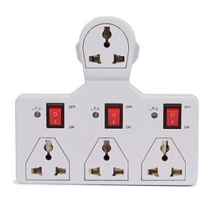 Digiway 4 Universal Socket 3 Switch Multi Plug Extension Board/Multiplug(Pack of 27)