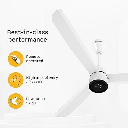 atomberg Renesa Enzel 1200mm BLDC Ceiling Fan with Remote Control | BEE 5 star Rated Energy Efficient Ceiling Fan | - Image 4