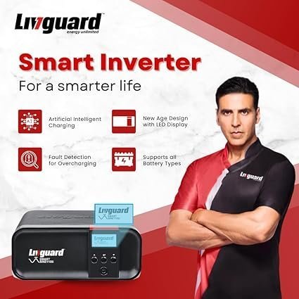 Livguard Smart SINE 1100i Inverter for Home, Office & Shops | 900VA/12V Pure Sinewave | Supports 1 Inverter Battery | Multi Function LCD Display with WiFi connectivity and Mob App Control - Image 5