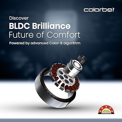 Stella Quad1200 mm BEE 5 Star Rated BLDC Ceiling Fans with Remote | 4 Blade | Designer Fans | High Speed | Power Saver | 100% Copper Winding | Noiseless | 2+2 Year Warranty - Image 5