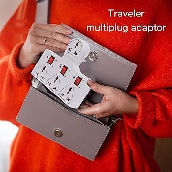 MOS Digiway 4 Universal Socket 3 Switch Multi Plug Extension Board/Multiplug(Pack of 23) - Image 2