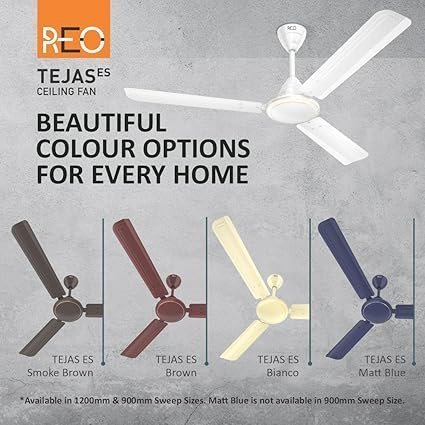Havells 900mm Reo Tejas ES Ceiling Fan | High Speed, High Air Delivery | Strong & Powerful Copper motor, - Image 4
