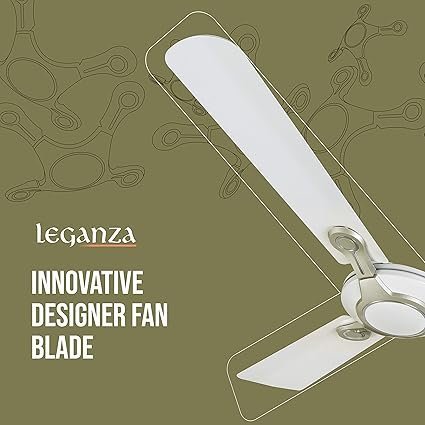 Havells 1200mm Leganza ES 4B Ceiling Fan | Best fan in 4 Blade, Premium Finish Deco. Fan, High Air Delivery | Energy Saving, 100% Pure Copper Motor, 2 Year Warranty | - Image 4