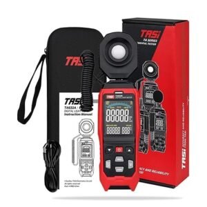 amiciSense Dual-Power Luxmeter, 200K Lux Light Meter with 360° Rotating/Detachable Sensor and Adjustable High/Low Lumen Buzzer AlarmamiciSense Dual-Power Luxmeter, 200K Lux Light Meter with 360° Rotating/Detachable Sensor and Adjustable High/Low Lumen Buzzer Alarm