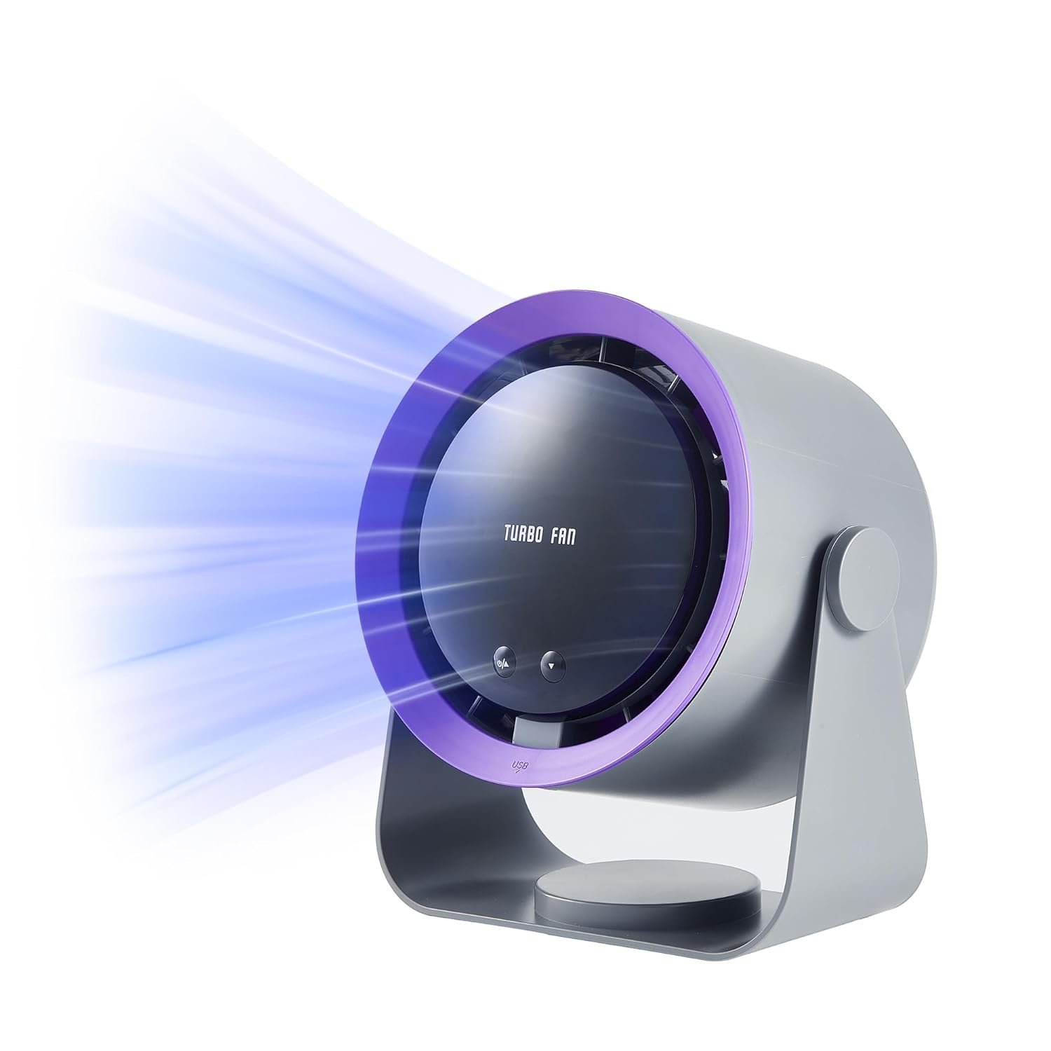 CATY&KITTEN Portable Turbo Air Fan, wall mount fan, 4000mAh Rechargeable, Suitable for Bedroom, Living Room, Kitchen, Dining Room, Bathroom