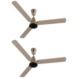 Ecolink AiroJewel 1200mm BLDC Ceiling Fan with Remote Control|BEE 5 star Rated Energy Efficient Ceiling Fan|High Air Delivery with LED Indicators (Aspen Gold)