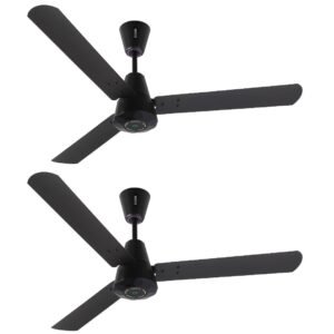 Ecolink AiroJewel 1200mm BLDC Ceiling Fan with Remote Control|BEE 5 star Rated Energy Efficient Ceiling Fan|High Air Delivery with LED Indicators (Smoke Mocha Brown)