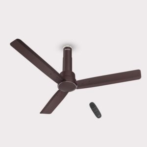 Havells 1200mm Elio BLDC Ceiling Fan | Remote Controlled, High Air Delivery Fan | 5 Star Rated, Upto 60% Energy Saving, 2+1* Year Warranty | (Pack of 1, Brown)