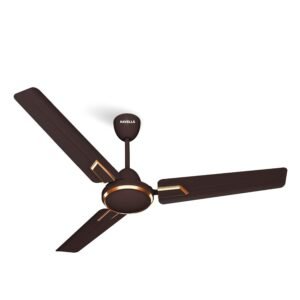 Havells Andria 1200mm Ceiling Fan | Dust Resistant | Ideal for Modern Interiors | Superior Air Delivery | Watt: 60W | 2 Years Manufacturer Warranty (Pack of 1, Espresso Brown)