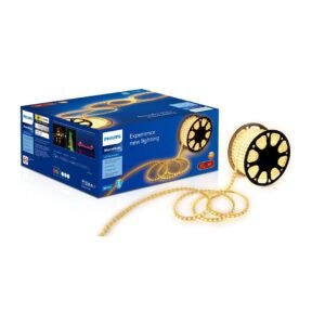 Philips Marathon LED Rope Light 50 Meters (Warm White/Yellow) Waterproof (Pack of 3)
