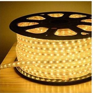 Philips Marathon Ultra Yellow Rope Light 50 m Warm White | 120 LED per Meter | IP65 Water-Proof Rope and Strip Light for Home